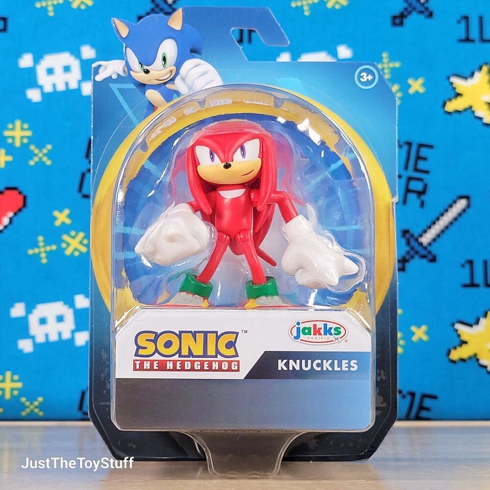 Jakks Pacific Sonic the Hedgehog Knuckles 2.5" Collectible Action Figure New